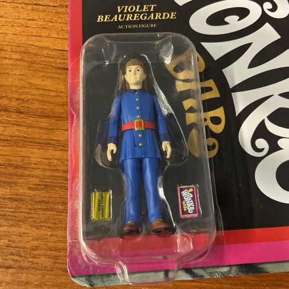 Reaction Willy Wonka And The Chocolate Factory Violet Mike Super 7 Figures - Picture 2 of 6